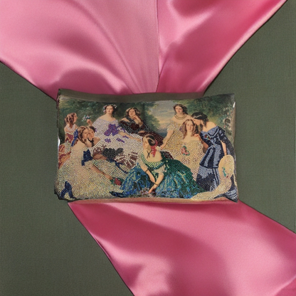 Empress Eugenie and her Ladies Throw Pillow