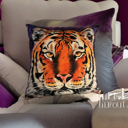 LSU Tigers Embellished Throw Pillow