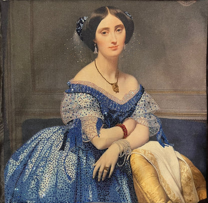Princesse de Broglie Throw Pillow